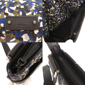 新品同様 フェンディ 7VA369-6DZ ナイロン レザー マルチカラー ショルダーバッグ 0487【中古】FENDI メンズ