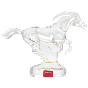 新品同様 バカラ 馬 クリスタル クリア オブジェ 0492【中古】Baccarat