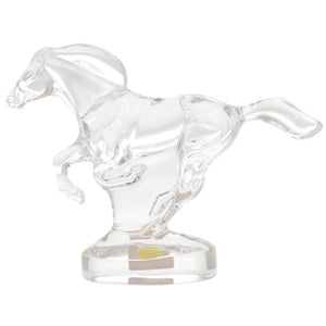 新品同様 バカラ 馬 クリスタル クリア オブジェ 0492【中古】Baccarat