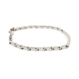 美品 グッチ ベルトデザイン シルバー925 ブレスレット 0549【中古】GUCCI メンズ