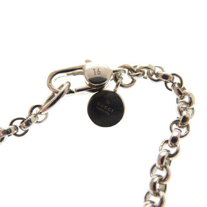 美品 グッチ オニキスビーズ ブレスレット シルバー925 オニキス ブラック 0550【中古】GUCCI