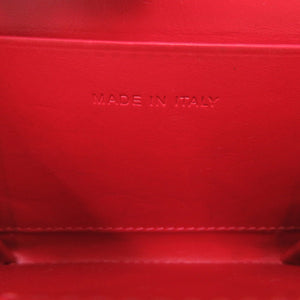 美品 クリスチャンルブタン スタッズ レザー ブラック コインケース 財布 黒 0555【中古】Christian Louboutin