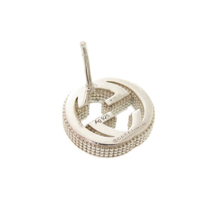 美品 グッチ インターロッキングG シルバー925 ピアス 0593【中古】GUCCI