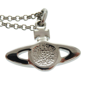 新品同様 ヴィヴィアンウエストウッド オーブ ネックレス ラインストーン シルバー 0594【中古】Vivienne Westwood