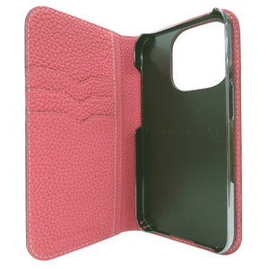 新品同様 ボナベンチュラ iPhone 15Pro 手帳型 ダイアリーケース アイフォンケース SN.0010173280 BODTR15P-AP 携帯 スマホアクセサリー レザー アザレ 0595【中古】BONAVENTURA