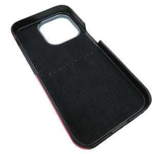 美品 ボナベンチュラ iPhone 15Pro バックカバーケース アイフォンケース SN.0010013275 BPCT15P-AP 携帯 スマホアクセサリー レザー アザレ 0597【中古】BONAVENTUR