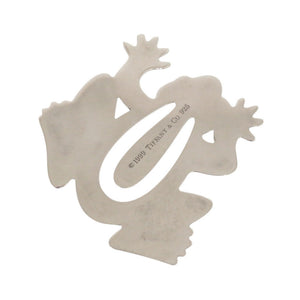 美品 ティファニー カエル シルバー925 ブックマーク しおり 0598【中古】TIFFANY&Co.