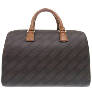 新品同様 フルラ 2WAY Varsity Stayle ヴァーシティ ハンドバッグ ショルダーバッグ ボストンバッグ PVC ブラウン 0600【中古】FURLA