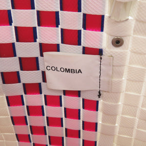 美品 マルニ バスケットバッグ ポリプロピレン レッド/ホワイト トートバッグ 赤 白 0607【中古】MARNI