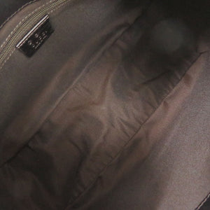 美品 グッチ 257265 レザー ブラック ショルダーバッグ 黒 0635【中古】GUCCI