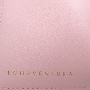新品同様 ボナベンチュラ スモールウォレット レザー ピンク 財布 0656【中古】BONAVENTURA
