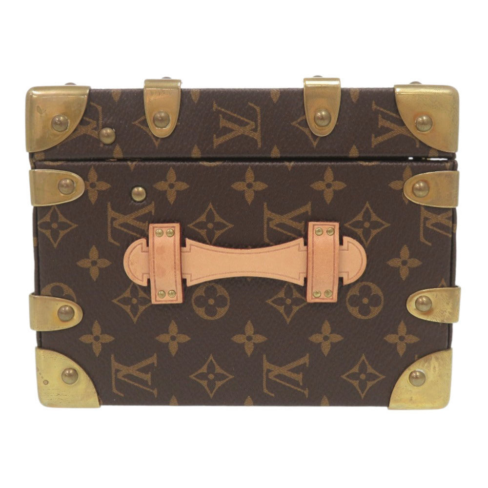 美品 ルイ ヴィトン マル フルール フラワートランク M41504 モノグラムキャンバス ブラウン LV 0669【中古】LOUIS VUITTON