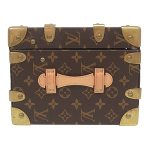 美品 ルイ ヴィトン マル フルール フラワートランク M41504 モノグラムキャンバス ブラウン LV 0669【中古】LOUIS VUITTON