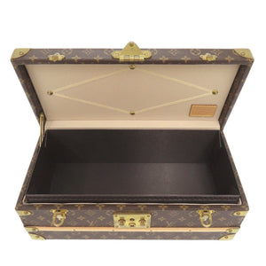 美品 ルイ ヴィトン マル フルール フラワートランク M41504 モノグラムキャンバス ブラウン LV 0669【中古】LOUIS VUITTON