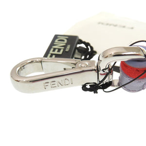 未使用品 フェンディ ストラップ ユー スウェード レザー レッド系 パープル系 ショルダーストラップ 0712【中古】FENDI