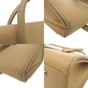 美品 バーバリー ハンドバッグ PVC ベージュ 0738【中古】BURBERRY