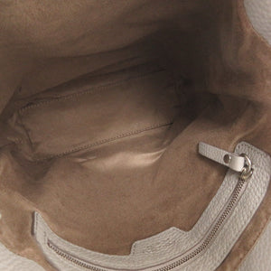 美品 ジミーチュウ スタースタッズ レザー グレー 2way トートバッグ 0739【中古】JIMMY CHOO