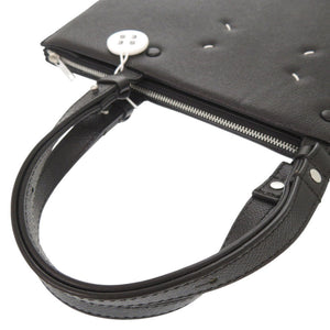 美品 メゾン マルジェラ 4ステッチ S55WC0125 レザー ブラック トートバッグ 黒 0748【中古】Maison Margiela