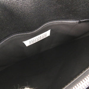 美品 メゾン マルジェラ 4ステッチ S55WC0125 レザー ブラック トートバッグ 黒 0748【中古】Maison Margiela