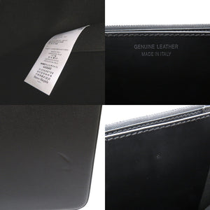 美品 メゾン マルジェラ 4ステッチ S55WC0125 レザー ブラック トートバッグ 黒 0748【中古】Maison Margiela