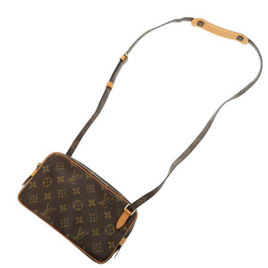 美品 ルイ ヴィトン マルリーバンドリエール モノグラム M51828 ショルダーバッグ LV 0749【中古】LOUIS VUITTON