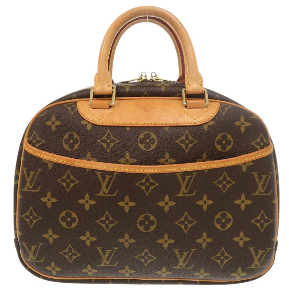 美品 ルイ ヴィトン トゥルーヴィル モノグラム M42228 ブラウン ハンドバッグ LV 0750【中古】LOUIS VUITTON