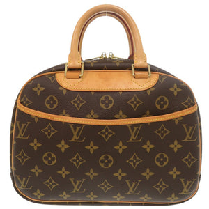美品 ルイ ヴィトン トゥルーヴィル モノグラム M42228 ブラウン ハンドバッグ LV 0750【中古】LOUIS VUITTON