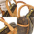 美品 ルイ ヴィトン トゥルーヴィル モノグラム M42228 ブラウン ハンドバッグ LV 0750【中古】LOUIS VUITTON
