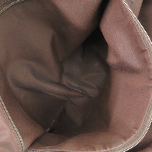 美品 グッチ アビーライン 268639 GGナイロン ブラウン トートバッグ 茶 0752【中古】GUCCI