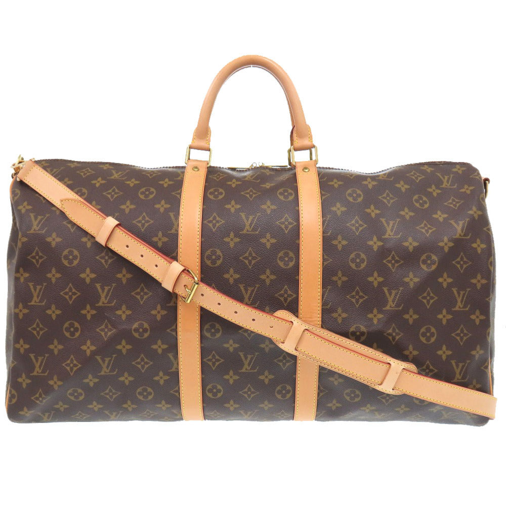 美品 ルイ ヴィトン キーポルバンドリエール55 モノグラム M41414 ボストンバッグ LV 0763【中古】LOUIS VUITTON