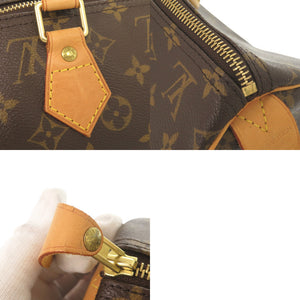 美品 ルイ ヴィトン スピーディ40 モノグラム M41522 ブラウン ハンドバッグ LV 0766【中古】LOUIS VUITTON