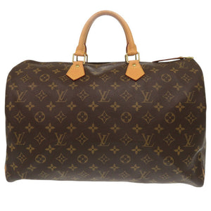 美品 ルイ ヴィトン スピーディ40 モノグラム M41522 ブラウン ハンドバッグ LV 0766【中古】LOUIS VUITTON