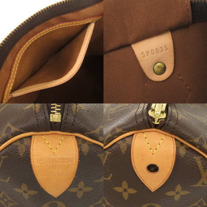 美品 ルイ ヴィトン スピーディ40 モノグラム M41522 ブラウン ハンドバッグ LV 0766【中古】LOUIS VUITTON