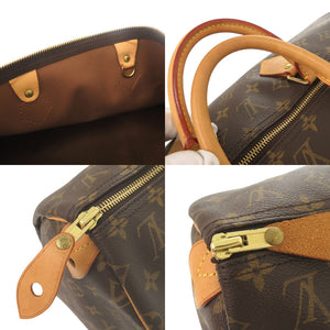 美品 ルイ ヴィトン スピーディ40 モノグラム M41522 ブラウン ハンドバッグ LV 0766【中古】LOUIS VUITTON