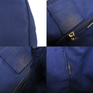 プラダ カナパ トート キャンバス ブルー ハンドバッグ 青 0776【中古】PRADA
