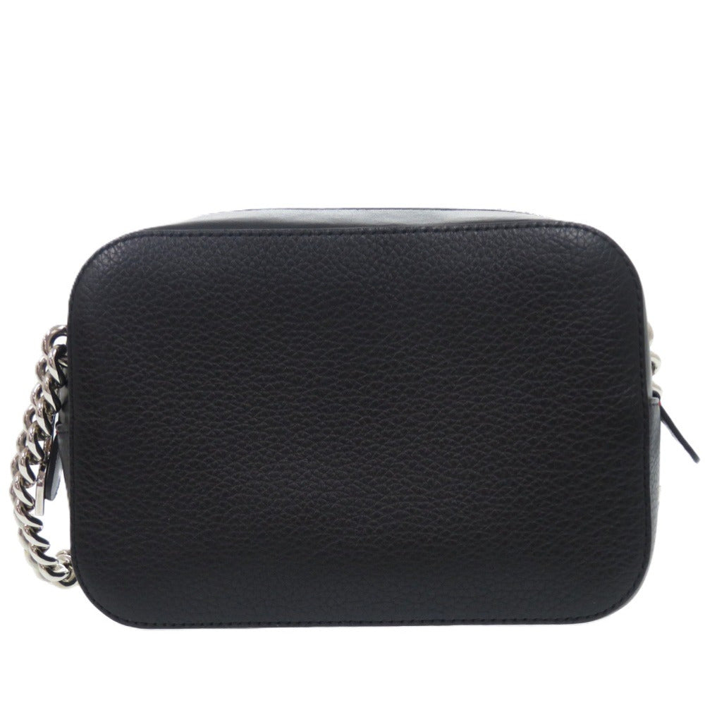 新品同様 クリスチャンルブタン ルビドゥ 1185090 レザー ブラック チェーンショルダーバッグ 黒 0789【中古】Christian Louboutin