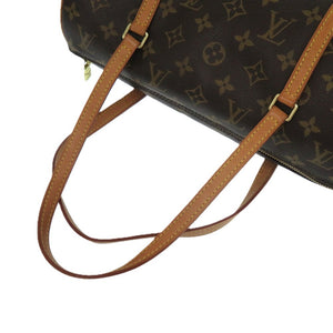 美品 ルイ ヴィトン パピヨン30 ポーチ付 モノグラム M51385 キャンバス ブラウン ハンドバッグ LV 0816【中古】LOUIS VUITTON