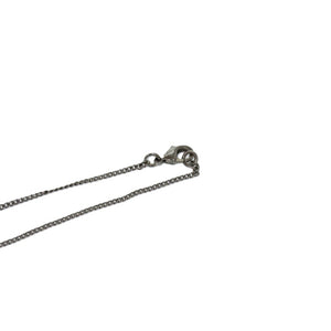 美品 シャネル ココマーク A28942 メタル ラインストーン シルバー 0834 ネックレス【中古】CHANEL