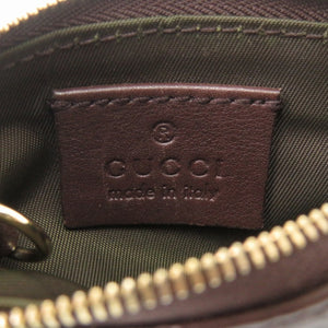 美品 グッチ グッチシマ 233183 レザー ブラウン コインケース 財布 茶0840【中古】GUCCI