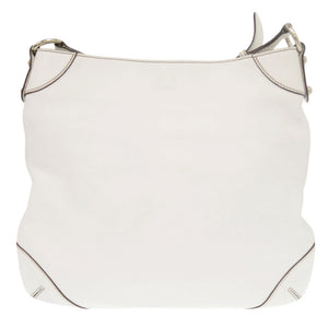 グッチ シェリーライン 154392 レザー ホワイト ワンショルダーバッグ ショルダーバッグ 白 0852【中古】GUCCI