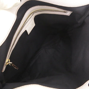 グッチ シェリーライン 154392 レザー ホワイト ワンショルダーバッグ ショルダーバッグ 白 0852【中古】GUCCI