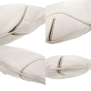 グッチ シェリーライン 154392 レザー ホワイト ワンショルダーバッグ ショルダーバッグ 白 0852【中古】GUCCI