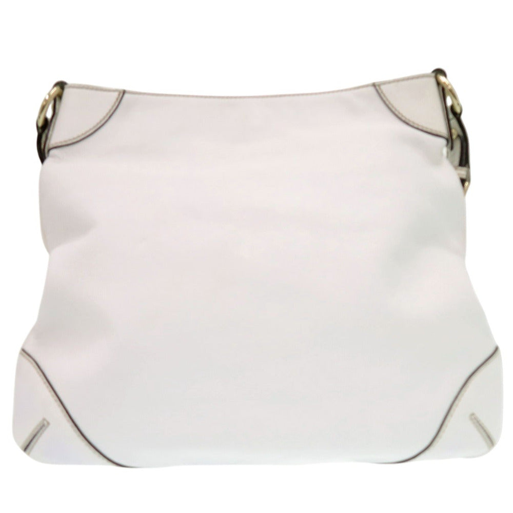 グッチ シェリーライン チェーンショルダーバッグ 154392 レザー ホワイト 0852【中古】GUCCI