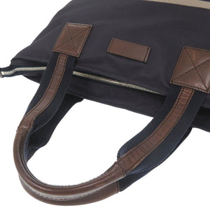 美品 グッチ ディアマンテ 268112 ナイロン レザー ネイビー トートバッグ 0882【中古】GUCCI