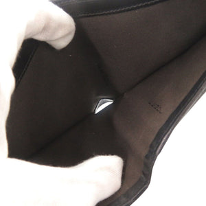 美品 フェンディ ズッカ 7M0001 キャンバス ブラック 二つ折り財布 黒 0887【中古】FENDI