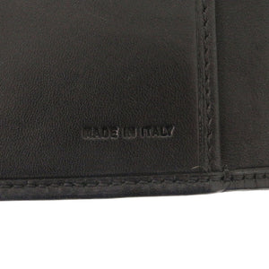 美品 フェンディ ズッカ 7M0001 キャンバス ブラック 二つ折り財布 黒 0887【中古】FENDI