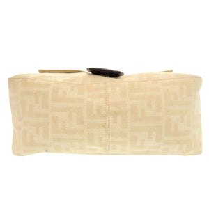 フェンディ マンマバケット ズッカ柄 キャンバス レザー ベージュ ワンショルダーバッグ ショルダーバッグ 0889【中古】FENDI