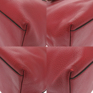 グッチ バンブー タッセル 449643 レザー バンブー レッド 2way ハンドバッグ 赤 0910【中古】GUCCI