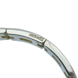 エルメス ヴィンテージ Hモチーフ シルバー925 ブレスレット バングル アクセサリー 0912【中古】HERMES メンズ