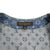 美品 ルイ ヴィトン × シュプリーム LV Jacquard Denim Baseball Jersey デニム ベースボールシャツ サイズM ブルー 半袖シャツ LV 0912【中古】LOUIS VUITTON メンズ